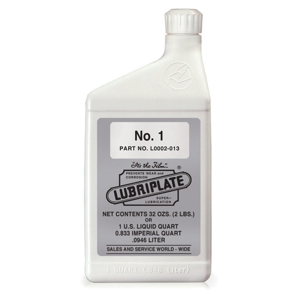 Lubriplate No. 1, 12/2 Lb Btls, Iso-22 Fluid For High Speed Spindle Bearings L0002-013